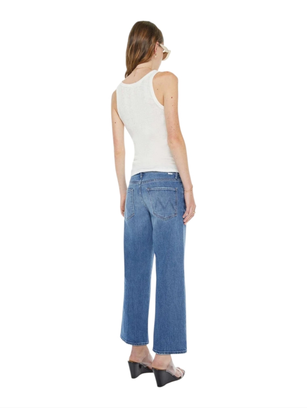 Mother The Mid Rise Maven Ankle In All Your Eggs In One Basket $278 - Picture 3 of 10